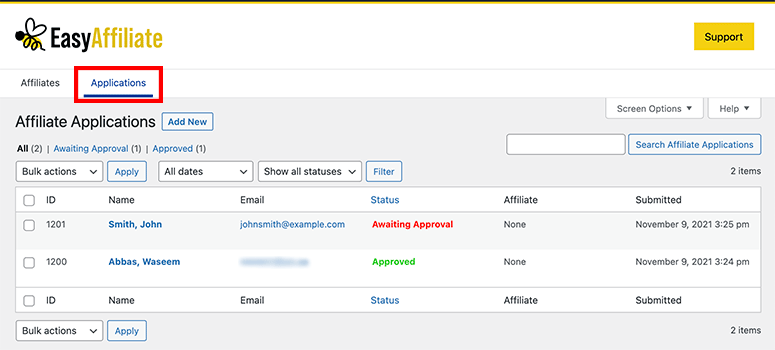 Aplicaciones de afiliados - IsItWP - Detector de temas de WordPress gratuito