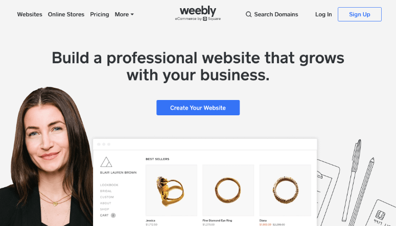 weebly - IsItWP - Detector de temas de WordPress gratuito