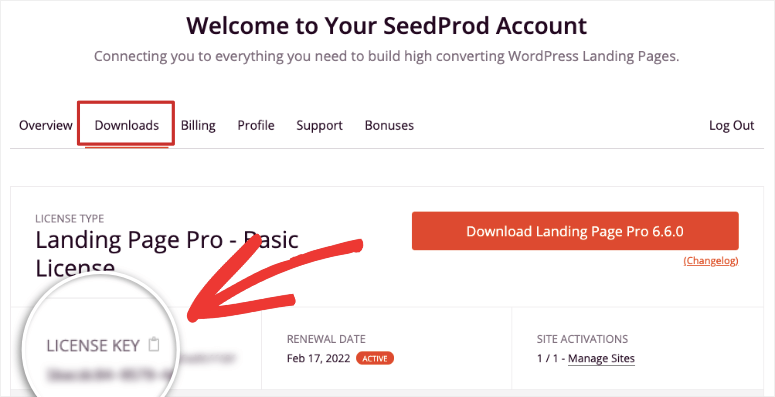 Licencia y descarga de seedprod - IsItWP - Detector de temas de WordPress gratuito