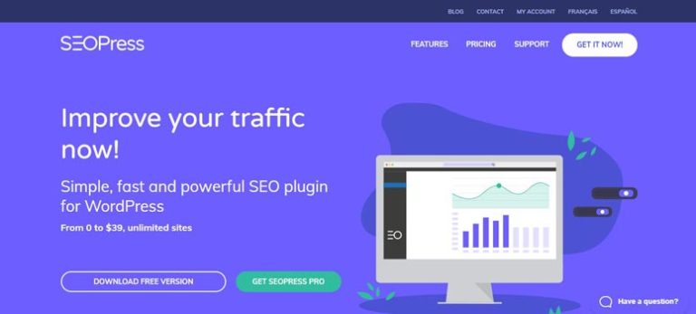 SEOPress - IsItWP - Detector de temas de WordPress gratuito