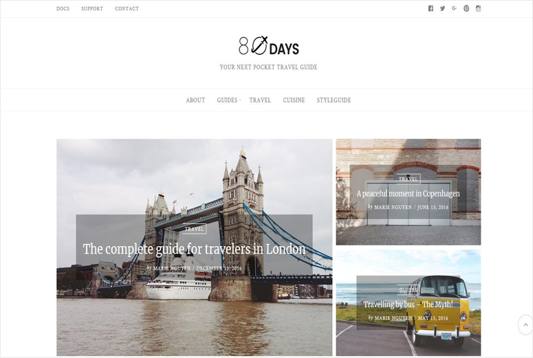 ochentadias-wordpress-tema - IsItWP - Detector de temas de WordPress gratuito