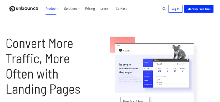 Unbounce - IsItWP - Detector de temas de WordPress gratuito