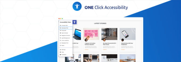 Accesibilidad con un clic - IsItWP - Detector de temas de WordPress gratuito