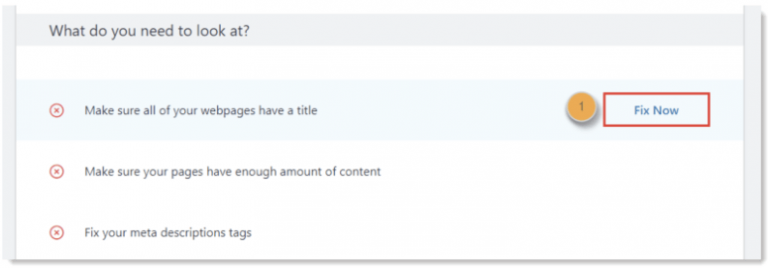 Reparar ahora la opción en Bluehost seo - IsItWP - Detector de temas gratuito de WordPress