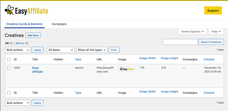 Creatividades - IsItWP - Detector de temas de WordPress gratuito