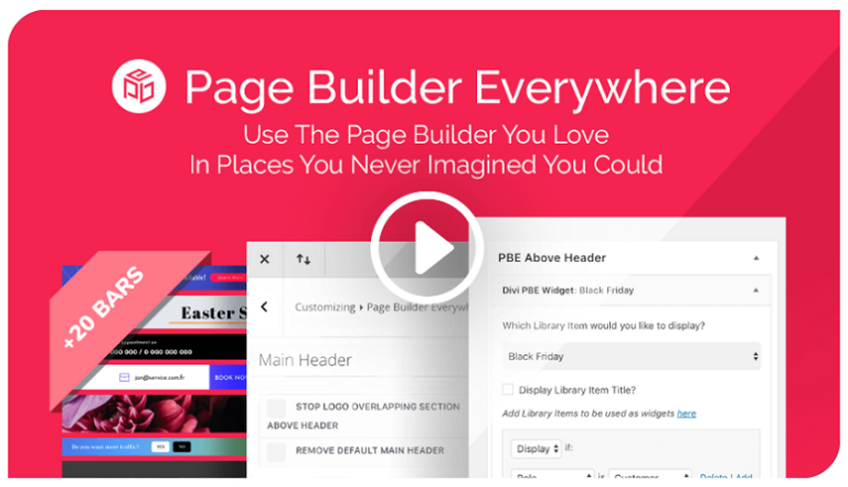 Page Builder Everywhere, complementos Divi - IsItWP - Detector de temas de WordPress gratuito