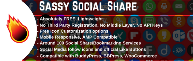 Sassy social share - IsItWP - Detector de temas gratuito de WordPress