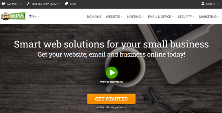 Reseña de HostPapa Hosting - IsItWP - Detector de temas de WordPress gratuito