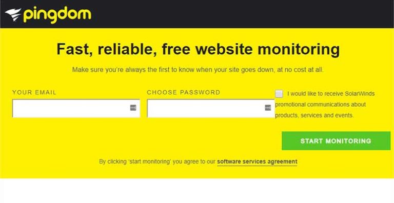 Pingdom - IsItWP - Detector de temas de WordPress gratuito