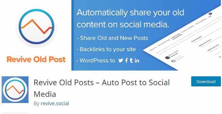 Revive Post - IsItWP - Detector de temas de WordPress gratuito