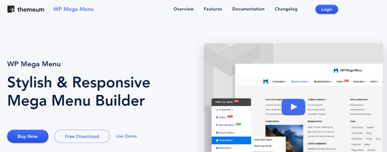 WP Mega Menu - IsItWP - Detector de temas gratuito de WordPress