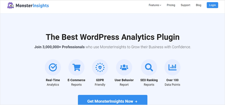 MonsterInsights - IsItWP - Detector de temas de WordPress gratuito