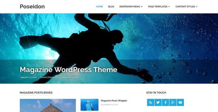 Poseidón - IsItWP - Detector de temas de WordPress gratuito