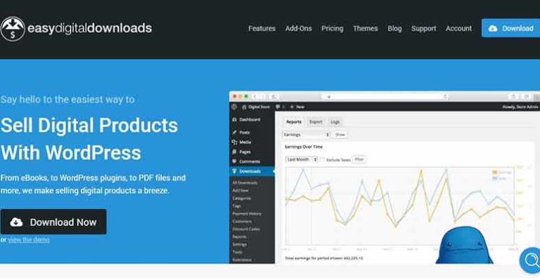 descargas digitales fáciles - IsItWP - Detector de temas gratuito de WordPress