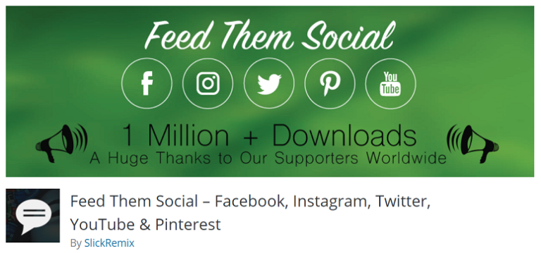 Feed Them Social - IsItWP - Detector de temas gratuito de WordPress