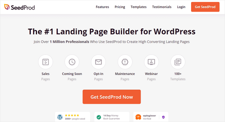 SeedProd Landing Page Builder - IsItWP - Detector de temas de WordPress gratuito