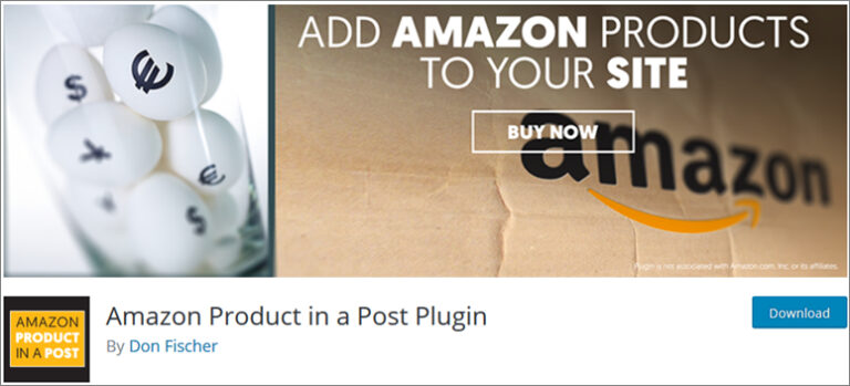 Producto de Amazon en una publicación - IsItWP - Detector de temas de WordPress gratuito