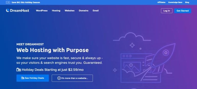 DreamHost - IsItWP - Detector de temas de WordPress gratuito