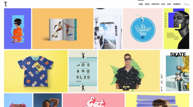 Más de 20 de las mejores plantillas de sitios web para portafolios para creativos 14