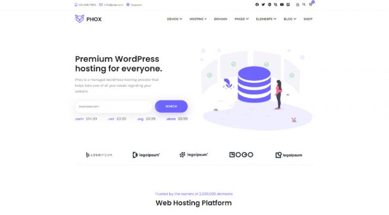 Los 5 mejores temas de WordPress para hosting profesional 6