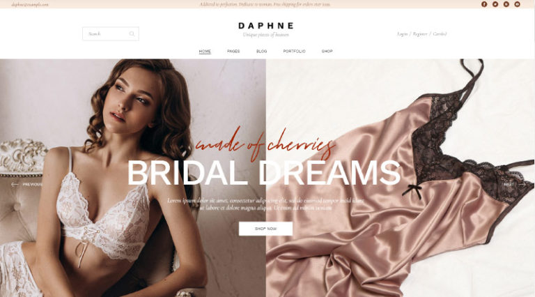 Más de 15 impresionantes temas de WordPress para tiendas de ropa 9