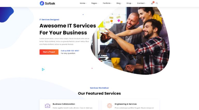 Los 10 mejores temas de WordPress para TI para profesionales 10